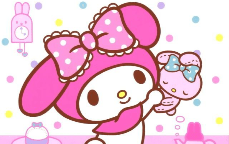 my melody hello kitty